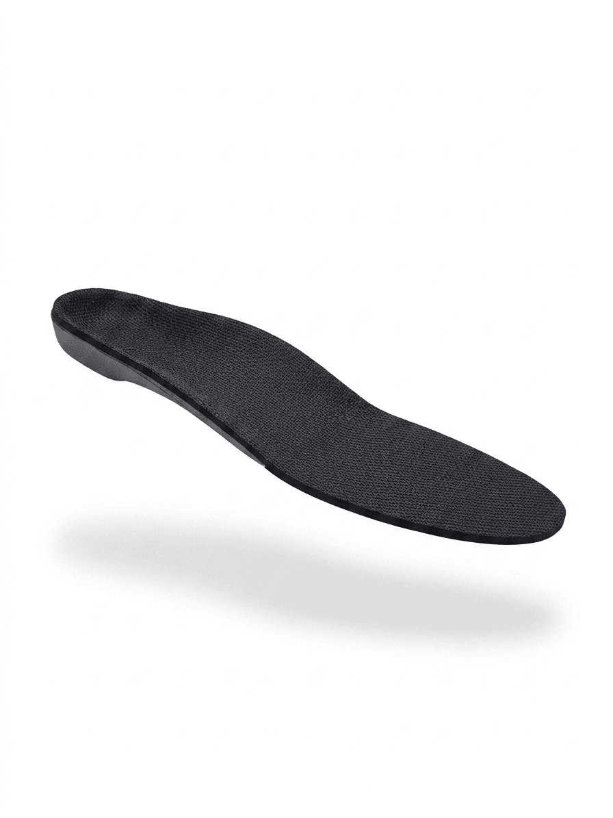 3D-printed PA12 insole, left side view