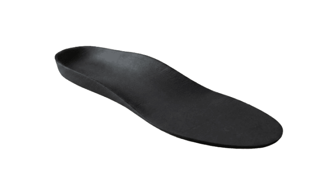 3D-printed TPU insole, top view