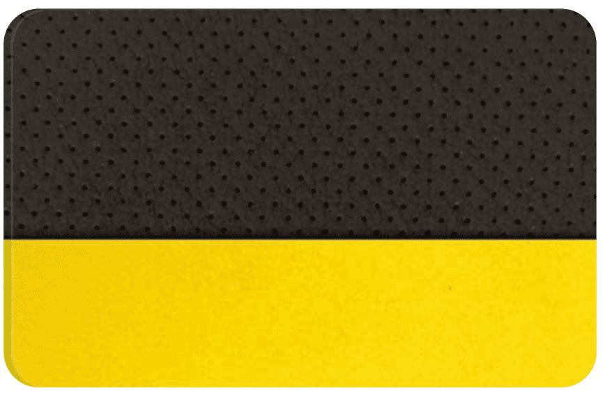 CC-012 - Black DryFeet + Yellow PUR Shock Absorber 7° 3mm