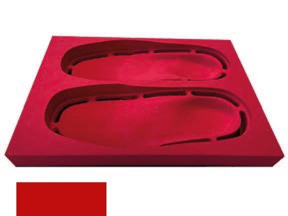 EB-009 - Red Rectangular Block, COMBI EVA 40°