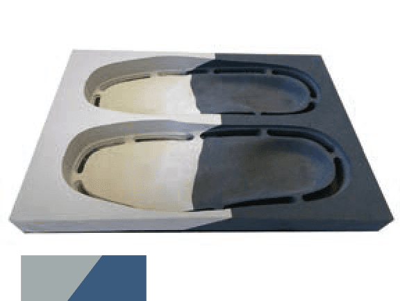 EB-010 - Navy/Gray Rectangular Block, COMBI EVA M30°/G55°