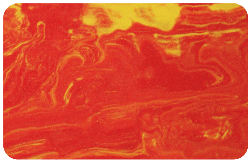 ET-011 - Red Marbled EVA 35° 3mm