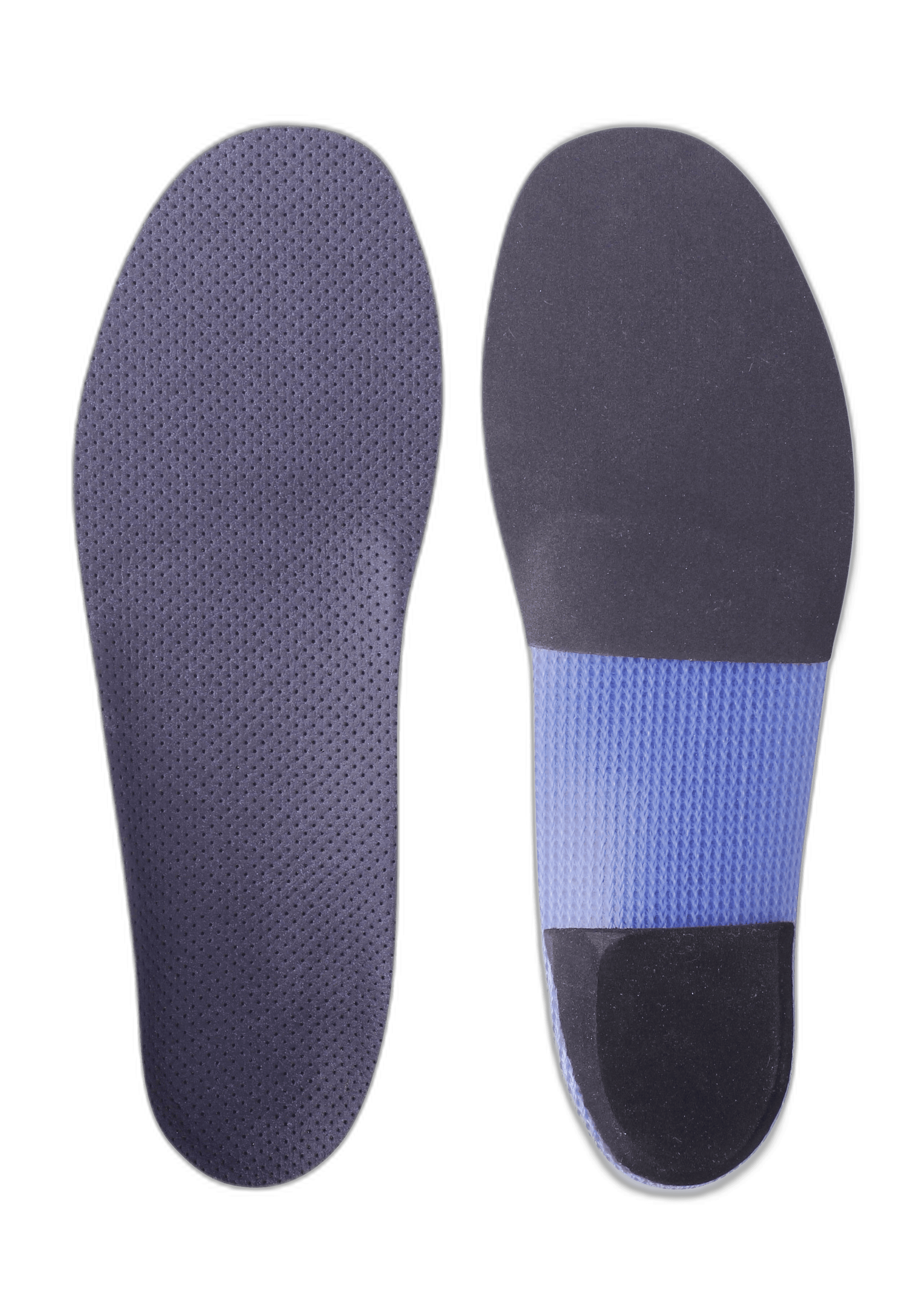 Fibre glass insole, front and back